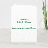 Denken aan je geheime vriend - zonneschijn kaart (Achterkant)