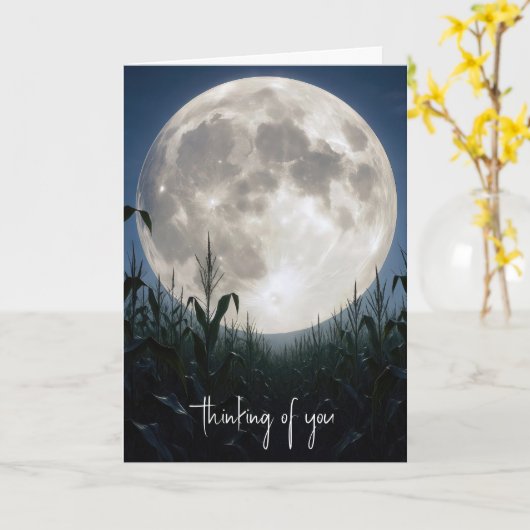 Denken aan je Harvest Moon Kaart (Gele Bloem)