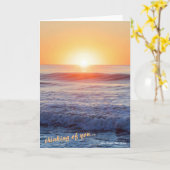 Denken aan je Kaarten - Blank Inside (Gele Bloem)