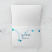 denken aan je kind op het strand waterverf kunst kaart (Binnen)