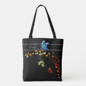 Denken aan je kleine meid tote bag (Achterkant)
