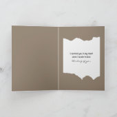 Denken aan je krijt kunst meisje met een hart kaart (Binnen)