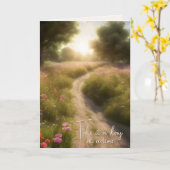 Denken aan je land weide kaart (Gele Bloem)