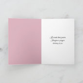 Denken aan je meisje op een schommel kaart (Binnen)