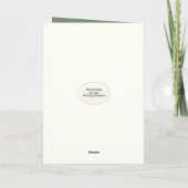 Denken aan je paardenbloem reflectie in een spiege kaart (Achterkant)