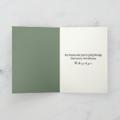 Denken aan je paardenbloem reflectie in een spiege kaart (Binnen)