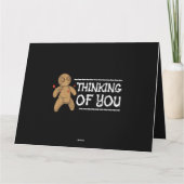 Denken aan je pop Halloween Party Spooky Trick Kaart (Achterkant)