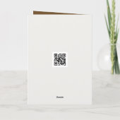 Denken aan je regendruppels met Gouden Lichtschitt Kaart (Achterkant)