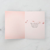 denken aan je roos in de hand kaart (Binnen)