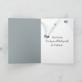 Denken aan je solitaire zwaan in mist kaart (Binnen)