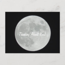 Denken aan je volle maan briefkaart