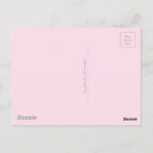 Denken aan je Waterverf Paarse Iris Botanical Briefkaart (Achterkant)