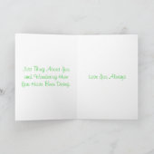 Denken aan je Wenskaart Kaart (Binnen)