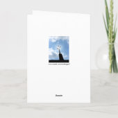 Denken aan je Wenskaart Kaart (Achterkant)