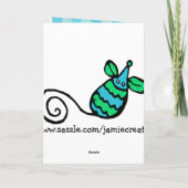 Denken aan je Wenskaart voor kattenliefhebbers Kaart (Achterkant)