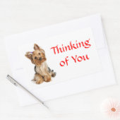 Denken aan je Yorkshire Terrier Dog Stickers (Envelop)