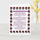 DENKEN AAN *JIJ* ZOALS IK *ALTIJD DOE* VRIEND GEDI KAART (Gele Bloem)