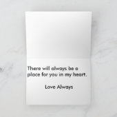 Denken aan jou altijd Wenskaart Kaart (Binnen)