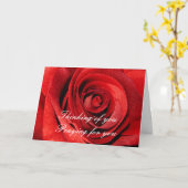 Denken aan jou, bidden voor jou kaart (Gele Bloem)