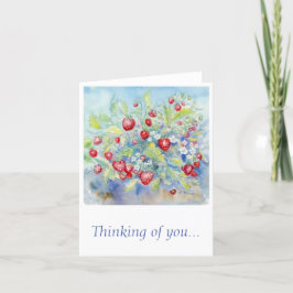 "Denken aan jou" Blanco Notecard Bedankkaart