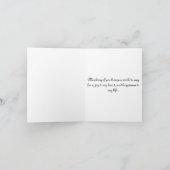 Denken aan jou - Bloemen en Vogels Kaart (Binnen)