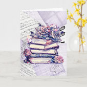 Denken aan jou |  boeken en Roos Kaart (Gele Bloem)