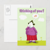 Denken aan jou_ briefkaart (Voorkant / Achterkant)