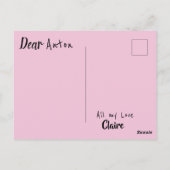 Denken aan jou Bubble Elegant  Regenboog Briefkaart (Achterkant)