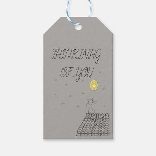Denken aan jou - Cadeau Label Cadeaulabel (Voorkant)