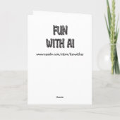 Denken aan jou | Fairy Slapen op een paddenstoel Kaart (Achterkant)