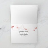 Denken aan jou Flamingo Kaart (Binnen)