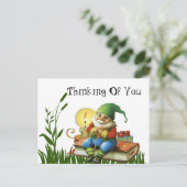 Denken aan jou Gnome Briefkaart (Staand voorkant)