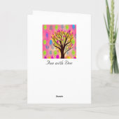 Denken aan jou | grillige boom kaart (Achterkant)