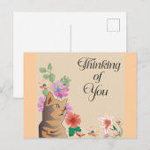 Denken aan jou Groeten Briefkaart (Voorkant / Achterkant)