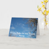 Denken aan jou in je tijd van verdriet kaart (Gele Bloem)