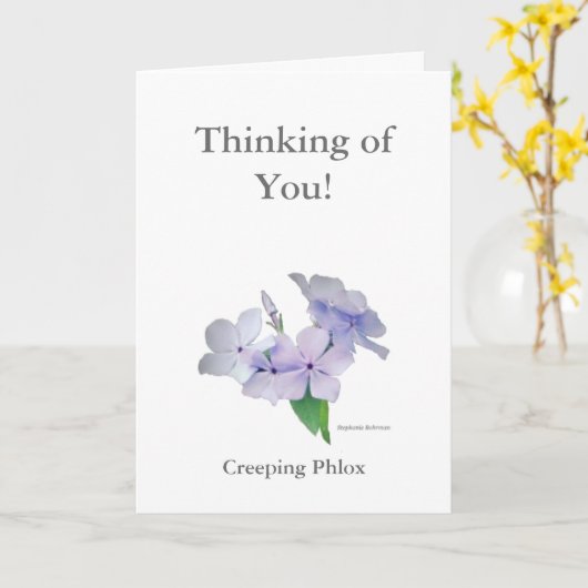 Denken aan jou! Kaart (Gele Bloem)