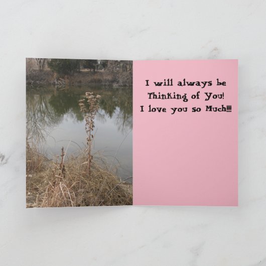 Denken aan jou Kaart altijd! (Binnen)