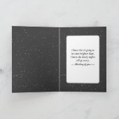 Denken aan jou kat die de maan aanraakt kaart (Binnen)