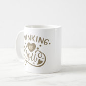 denken aan jou koffiemok (Voorkant links)