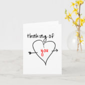 Denken aan jou (met liefde) kaart (Gele Bloem)