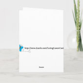 Denken aan jou met twee blauwe vogels en bomen kaart (Achterkant)