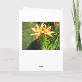 Denken aan jou, moeilijke tijden Aanmoediging Kaar Kaart (Achterkant)