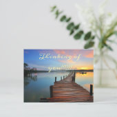 Denken aan jou natuur briefkaart (Staand voorkant)