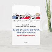 "Denken aan jou" of Vriendschap Kaart (Achterkant)