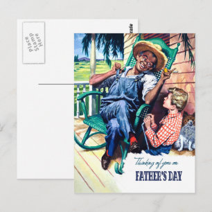 Denken aan jou op Vaderdag Briefkaart