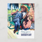 Denken aan jou op Vaderdag Briefkaart (Voorkant)