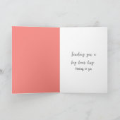 Denken aan jou Polar Beer knuffel Kaart (Binnen)