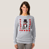 Denken aan jou Poodle Ladies Long-sleeve TShirt (Voorkant volledig)