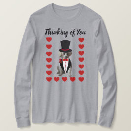 Denken aan jou Poodle Ladies Longsleeve T-shirt