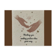 "Denken aan jou - Positieve vibes op je pad sturen